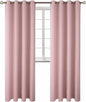 BGment Room Darkening Curtains 95 Inches Long - Grommet Thermal Insulated Drapes Window Treatment Curtains for Bedroom, 2 Panels, 52 x 95 Inch, Baby Pink