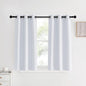 NICETOWN Room Darkening Curtain Panels, 2 Panels, 34 by 40, Greyish White, Window Treatment Thermal Insulated Grommet Light Blocking Curtains Drapes for Bedroom/Home Office