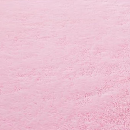 Ultra Soft Fluffy Area Rugs for Bedroom Living Room 10x14, Nursery Rug, Non-Slip Carpet for Kids Dorms Decor, Shaggy Bedside Rug, Pink
