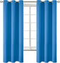 BGment Room Darkening Curtains 63 Inches Long - Grommet Thermal Insulated Drapes Window Treatment Curtains for Bedroom, 2 Panels, 42 x 63 Inch, Classic Blue