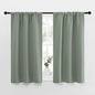 NICETOWN Window Curtains Blackout Drapes - Thermal Insulated Solid Rod Pocket Blackout Curtains/Draperies for Living Room (Sage Green, One Pair, 29 by 40-Inch)
