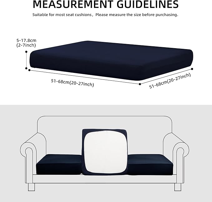 Outdoor Cushion Covers Set,14PCS Patio Furniture Couch Seat Slipcovers, Replacement for Sofa Sectional Chair(Cover，Only)