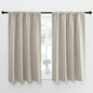 NICETOWN Blackout Curtains for Living Curtains, Room Darkening Window Curtain Panels, Easy-Care Solid Thermal Insulated Draperies/Drapes for Daughter Room (Natural, 2 Panels, 42 by 45)