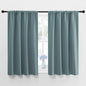 NICETOWN Greyish Blue Blackout Curtains Panels for Window, Thermal Insulated Rod Pocket Blackout Drapes/Draperies for Living Room (2 Panels, W42 x L45 inches)