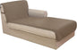 U-NICE HOME Sectional Couch Cover for Dogs Chaise Lounge Reversible Sofa Cover Furniture Protector Cover for Pets with Elastic Adjustable Strap (Chaise Lounge, Taupe/Taupe)