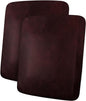 Leather Look Couch Cushion Covers Sofa Seat Slipcovers Sets Couches Furniture Protector for Sectional Armchair Loveseat Pets Kids Stretch Spandex Fabric (2 Cushion Sofa, Burgundy)