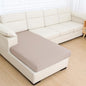 hyha Milk Silk Couch Cushion Covers for Sectional Sofa, Soft Sectional Sofa Couch Covers L Shape Washable, Outdoor Cushion Covers for Patio Furniture with Elastic Bottom(Chaise, Taupe)