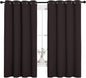 NICETOWN Blackout Curtain Panels for Bedroom Window, Triple Weave Microfiber Energy Saving Thermal Insulated Blackout Draperies and Drapes(2 PCs, 55 inches by 68 inches Each Panel, Toffee Brown)