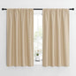 NICETOWN Blackout Room Darkening Curtains - Home Decoration Light & Noise Reducing Thermal Insulated Window Draperies with Rod Pocket Top (Biscotti Beige, Set of 2, 42 inches Wide x 54 inches Long)