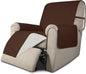 Easy-Going Recliner Sofa Slipcover Reversible Sofa Cover Water Resistant Couch Cover Furniture Protector with Elastic Straps for Pets Kids Children Dog Cat (Recliner, Coffee/Ivory)