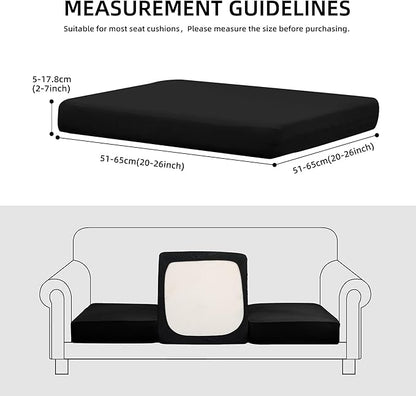 Outdoor Cushion Covers Set,8PCS Patio Furniture Couch Seat Slipcovers, Replacement for Sofa Sectional Chair(Cover，Only)