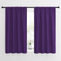NICETOWN Kitchen Curtains, Short Blackout Curtains & Drapes, Home Decoration Window Treatment Cafe Curtain Panels with Rod Pocket (Royal Purple, 42-inch Wide x 54-inch Long, 2 Panels)