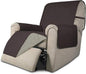 Easy-Going Recliner Sofa Slipcover Reversible Sofa Cover Water Resistant Couch Cover Furniture Protector with Elastic Straps for Pets Kids Children Dog Cat (Recliner, Chocolate/Beige)