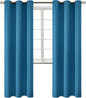 BGment Blackout Curtains - Grommet Thermal Insulated Room Darkening Bedroom and Living Room Curtains, Set of 2 Panels (42 x 84 Inch, Steel Blue)
