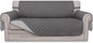 Easy-Going Sofa Slipcover Reversible Loveseat Sofa Cover Couch Cover for 2 Cushion Couch Furniture Protector with Elastic Straps for Pets Kids Dog Cat (Oversized Loveseat, Gray/Light Gray)