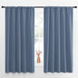 NICETOWN Blackout Curtains for Living Curtains, Window Treatment Blackout Curtain Panels, Home Decor Thermal Insulated Solid Drapes for Bedroom (Stone Blue, Set of 2, 52 by 63 Inch)