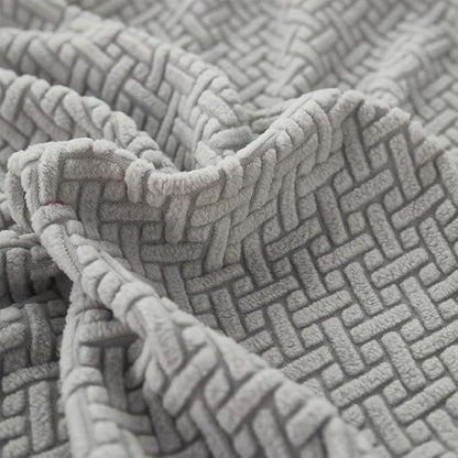Sofa Covers Couch Covers for Sofa Pet Friendly Couch Cushion Covers Universal Sofa Covers Washable Stretch Slipcovers for Sectional Sofa (Texture Light Gray,Back Cover L)