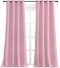 NICETOWN Crystal Pink Blackout Curtains 108" Long, 55" Wide, 2 Pieces for Office, Dining, Guest Room - Sound Reducing, Heat and Cold Block Panels for Modern Decorative