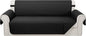 Reversible 4 Seater Sofa Cover 91 Inch Large Couch Cover Furniture Protector(Sofa XX-Large,Black/Black)