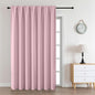 CUCRAF Light Pink Blackout Curtains Customize, Rod Pocket Room Darkening Curtain for Bedroom Living Room, Thermal Insulated Window Drapes 1 Panel (Custom Size, Color)