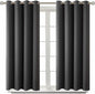BGment Blackout Curtains - Grommet Thermal Insulated Room Darkening Bedroom and Living Room Curtain, Set of 2 Panels (52 x 54 Inch, Dark Grey)