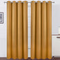 LEMOMO Blackout Curtains 66 x 95 inch/Mustard Yellow Curtains Set of 2 Panels/Thermal Insulated Room Darkening Bedroom Curtains