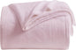 KMUSET Fleece Blanket Throw Size Pink Lightweight Super Soft Cozy Luxury Bed Blanket Microfiber