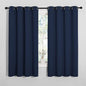 NICETOWN Blackout Draperies Curtains, All Season Thermal Insulated Solid Grommet Top Blackout Curtains/Drapes for Kid's Room (Navy, 1 Pair, 55 x 68 inches)