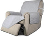 Easy-Going Recliner Chair Slipcover Reversible Sofa Cover Water Resistant Couch Cover Furniture Protector with Elastic Straps for Pets Dog (Recliner, Light Gray/Light Gray)