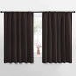 NICETOWN Blackout Curtains for Bedroom, Blackout Curtain Panels, Toffee Brown, 1 Pair, 62 by 63-inch, Window Treatment Energy Saving Thermal Insulated Solid Rod Pocket Blackout Drapes/Draperies