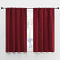 NICETOWN Burgundy Curtains Blackout Drape Panels - Lights Block Out Window Treatment Curtain Sets for Home Decoration on Christmas & Thanksgiving Day (Set of 2 Panels, 42 by 48-Inch)