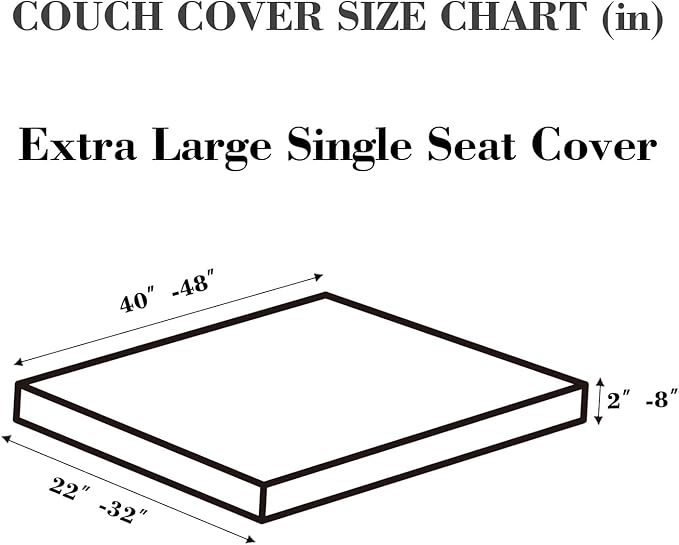 Sofa Covers Couch Covers for Sofa Pet Friendly Couch Cushion Covers Universal Sofa Covers Washable Stretch Slipcovers for Sectional Sofa (Texture Blue,Extra Large Single Seat Cover)