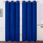 LEMOMO Royal Blue Thermal Blackout Curtains/42 x 84 Inch/Set of 2 Panels Room Darkening Curtains for Bedroom