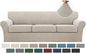 Turquoize 4 Piece Sofa Covers for 3 Cushion Couch Sofa Slipcover Soft Couch Cover for Dogs-Washable Sofa Furniture Covers with 3 Individual Large Cushion Covers (XL Sofa, Island Fossi)