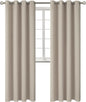 BGment Room Darkening Curtains 95 Inches Long - Grommet Thermal Insulated Drapes Window Treatment Curtains for Bedroom, 2 Panels, 52 x 95 Inch, Camel