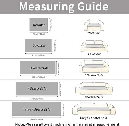 Couch Covers for Dogs Washable, Non Slip Couch Covers for Loveseat Sofa Pet Friendly, Soft Fuzzy Sofa Covers for Pet, Dog Couch Cover Furniture Protector(1PC,Light Grey,27.6"x70.9")