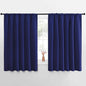 NICETOWN Blackout Curtains for Bedroom, Blackout Curtain Panels, Navy Blue, 1 Pair, 62 by 63-inch, Window Treatment Energy Saving Thermal Insulated Solid Rod Pocket Blackout Drapes/Draperies