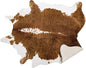 AROGAN Premium Faux Cowhide Rug 110 x70 cm/3.6 x 2.3 feet, Durable and Large Size Cow Print Rugs, Suitable for Bedroom Living Room Western Decor, Faux Fur Animal Cow Hide Carpet, Brown