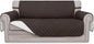 Easy-Going Sofa Slipcover Reversible Loveseat Sofa Cover Couch Cover for 2 Cushion Couch Furniture Protector with Elastic Straps for Pets Kids Dog Cat (Oversized Loveseat, Chocolate/Ivory)