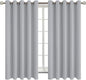 BGment Room Darkening Curtains 63 Inches Long - Grommet Thermal Insulated Drapes Window Treatment Curtains for Bedroom, 2 Panels, 70 x 63 Inch, Light Grey