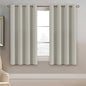 H.VERSAILTEX Blackout Curtain for Living Room Thermal Insulated Window Treatment Curtain 54 inch Length Energy Saving Solid Grommet Top Blackout Drape, One Panel, Ivory/Cream, 52" W x 54" L