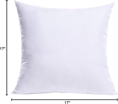 MIULEE Throw Pillow Insert Premium Pillow Stuffer Sham Rectangle for Decorative Cushion Bed Couch Sofa 17x17 Inch