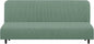 U-NICE HOME Stretch Futon Cover Armless Bed Slipcover - Soft Jacquard Fabric Washable for Pet Friendly, Cyan
