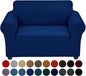 Joccun Classic Blue Waterproof Polyester Spandex Sofa Cover with Elastic Bottom