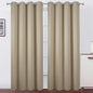 LEMOMO Blackout Curtains 52 x 90 Inch Long Beige Curtains Set of 2 Panels Room Darkening Curtains for Bedroom and Living Room