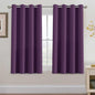 H.VERSAILTEX Blackout Curtain for Living Room Thermal Insulated Window Treatment Curtain 54 inch Length Energy Saving Solid Grommet Top Blackout Drape, One Panel, Plum Purple, 52" W x 54" L