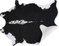 AROGAN Oversized Faux Cow Hides and Skins Rug-5.2 × 6.2 Feet Cow Print Area Rugs for Living Room Bedroom Western Rug Boho Room Decor, Animal Hide with No-Slip Backing, Black and White