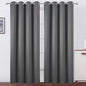 LEMOMO Blackout Curtains 52 x 120 Inch Long Frost Grey Curtains Set of 2 Panels Room Darkening Curtains for Bedroom and Living Room