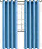 BGment Room Darkening Curtains 84 Inches Long - Grommet Thermal Insulated Drapes Window Treatment Curtains for Bedroom, 2 Panels, 52 x 84 Inch, Sky Blue
