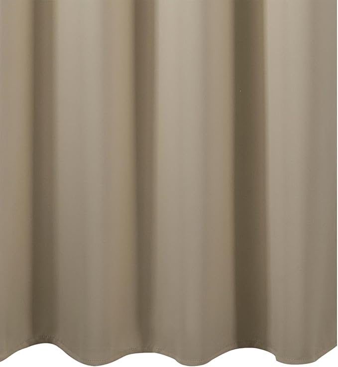 LEMOMO Blackout Curtains 40 x 63 inch/Beige Curtains Set of 2 Panels/Thermal Insulated Room Darkening Bedroom Curtains